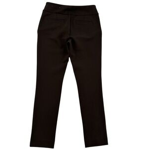 Soft Surroundings Brown Pull On Ankle Pants Womens Small Slim Leg Stretch Career